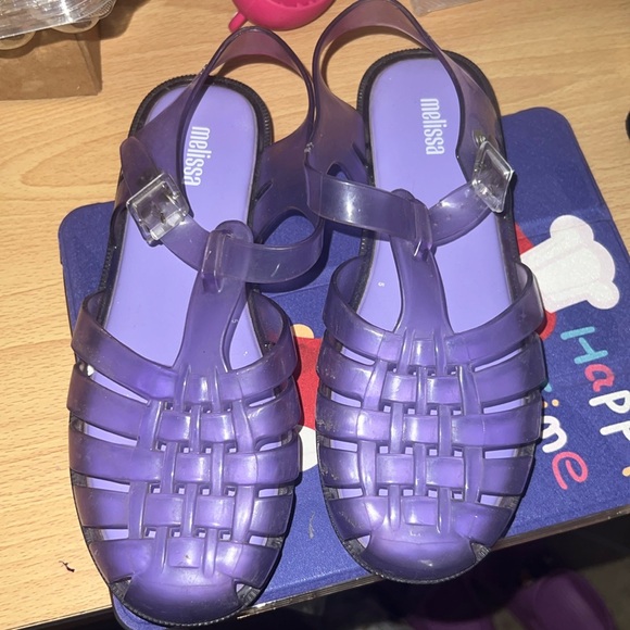 Melissa Shoes - Melissa purple jelly sandals